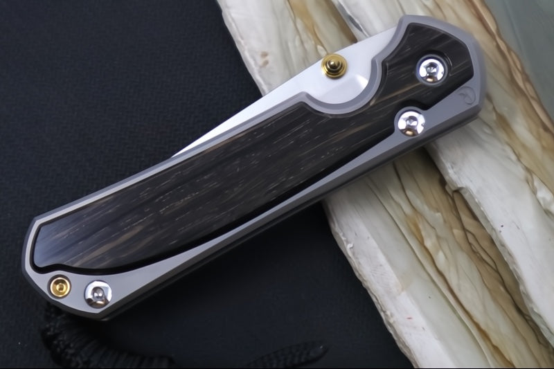 Chris Reeve Knives Small Sebenza 31 - Tanto / Bog Oak Inlay / CPM-Magnacut Steel S31-1130 (A4)