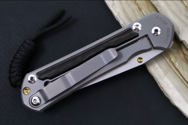 Chris Reeve Knives Small Sebenza 31 - Tanto / Bog Oak Inlay / CPM-Magnacut Steel S31-1130 (A4)