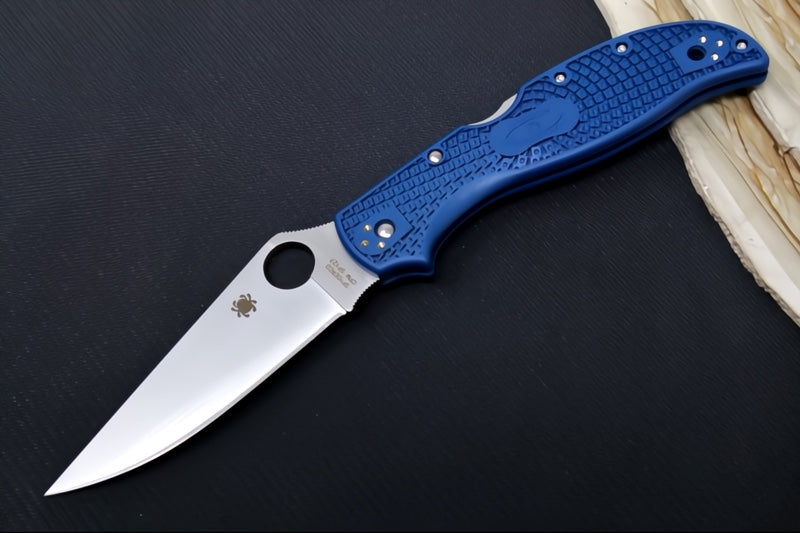 Spyderco Stretch 2 XL Lightweight - Blue FRN Handle / Satin Blade / CPM-SPY27 Steel - C258PCBL