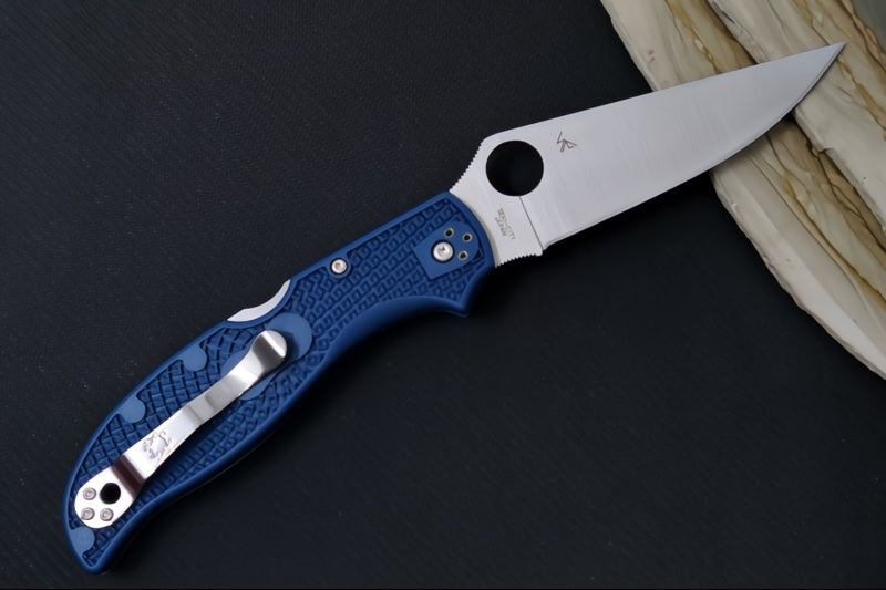Spyderco Stretch 2 XL Lightweight - Blue FRN Handle / Satin Blade / CPM-SPY27 Steel - C258PCBL