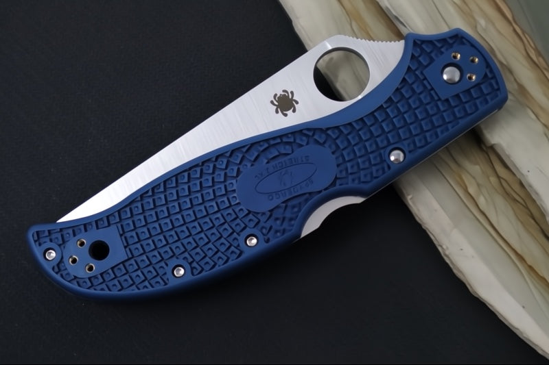 Spyderco Stretch 2 XL Lightweight - Blue FRN Handle / Satin Blade / CPM-SPY27 Steel - C258PCBL