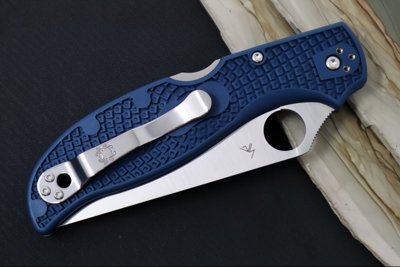 Spyderco Stretch 2 XL Lightweight - Blue FRN Handle / Satin Blade / CPM-SPY27 Steel - C258PCBL