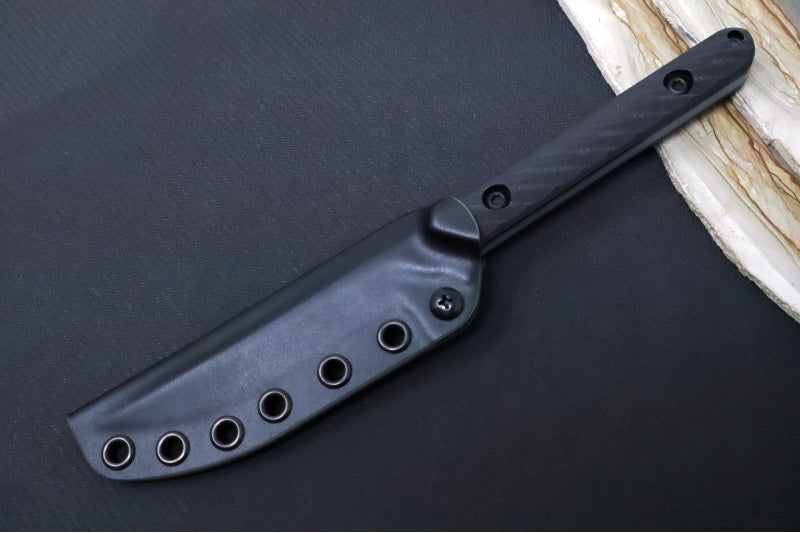 Toor Knives Vespen Phantom Grey - Phantom Grey KG Gunkote Finished Blade / CPM-M4 Steel / Black G-10 Handle / Kydex Sheath 850061338907