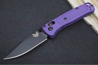 Benchmade 533BK-2 Mini Bugout Custom - Black CPM-S30V Blade / Bright Purple Cerakote Handle