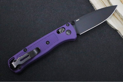 Benchmade 533BK-2 Mini Bugout Custom - Black CPM-S30V Blade / Bright Purple Cerakote Handle