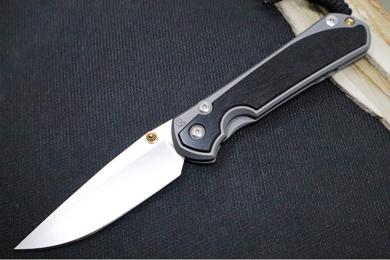 Chris Reeve Large Sebenza 31 - Drop Point Blade / Bog Oak Inlay / Magnacut (A5) L31-1100