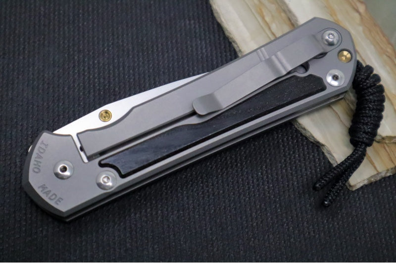 Chris Reeve Large Sebenza 31 - Drop Point Blade / Bog Oak Inlay / Magnacut (A5) L31-1100 - Northwest Knives