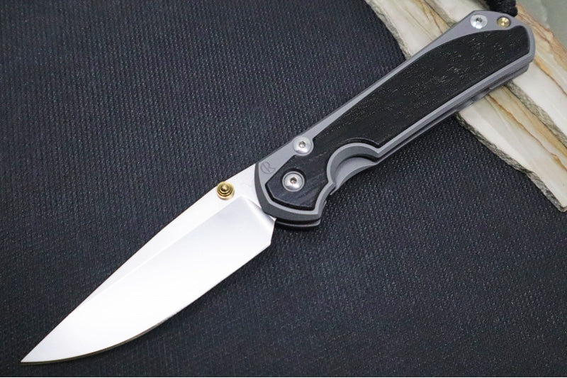 Chris Reeve Large Sebenza 31 - Drop Point Blade / Bog Oak Inlay / Magnacut (A2)