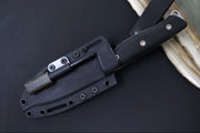 White River Ursus 45 Bushcrafter - Black Burlap Micarta Handle / CPM-Magnacut Blade WRUR45-BBL-MAG - Northwest Knives