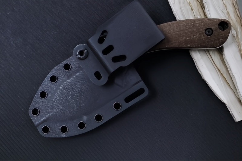 White River Apex Fixed Blade - Natural Burlap Micarta Handle / CPM-Magnacut Blade WRSS-APX-BNA