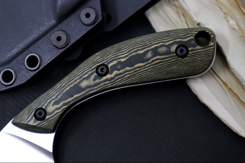 White River Apex Fixed Blade - Maple & Black Richlite Handle / CPM-Magnacut Blade WRSS-APX-RMB