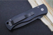 Pro Tech Emerson Auto - Black Anodized Aluminum Handle / Black DLC Finished Tanto Blade / CPM-154CM Steel E7T03 - Northwest Knives