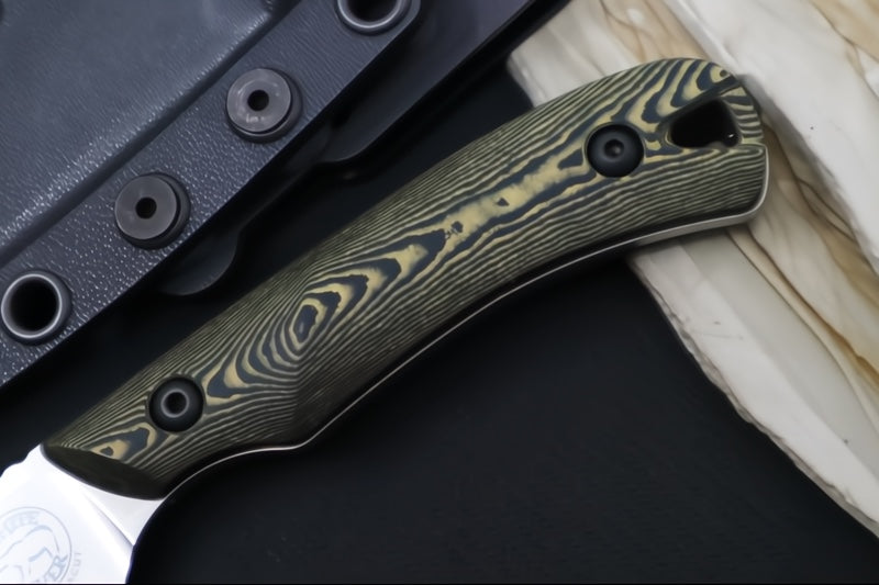 White River Axiom Fixed Blade - Maple & Black Richlite Handle / CPM-Magnacut Blade WRSS-AXM-RMB