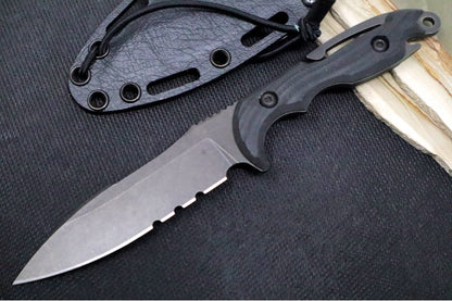 Toor Knives M.U.F. Diver - Black Oxide Finished Blade / CPM-S35VN Steel / Carbon G10 Handle / Kydex Sheath 850049642057