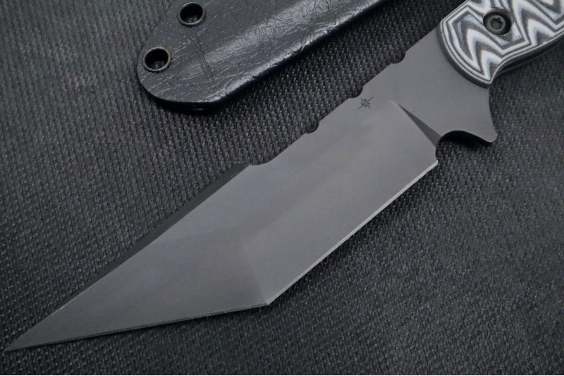 Toor Knives Tanto - Black KG Gunkote Finished Blade / CPM-S35VN Steel / Thunder Grey G10 Handle / Kydex Sheath 850049642194