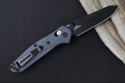 Benchmade 945BK-1 Mini Osborne Custom - Black Blade / CPM-S30V Steel / Reverse Tanto Blade / Cold War Grey Cerakoted Handle - Northwest Knives