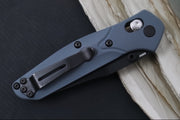 Benchmade 945BK-1 Mini Osborne Custom - Black Blade / CPM-S30V Steel / Reverse Tanto Blade / Cold War Grey Cerakoted Handle - Northwest Knives