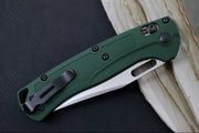 Benchmade 15535 Taggedout Custom - CPM-154 Steel / Clip Point Blade / "Highland Green" Cerakoted Grivory Handle - Northwest Knives