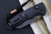 Benchmade 290BK-1 Full Immunity Custom - Cobalt Black Cerakote Finished Blade / CPM-M4 Steel / Wharncliffe Blade / Black Cerakoted Aluminum Handle - Northwest Knives
