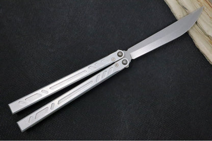 Bladerunner Systems Barebones Channel - Bayonet Blade / 154CM Steel / Silver Anodized Aluminum Handle BRS011
