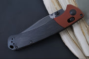 Benchmade 15080BK-04 Crooked River - Burnt Copper Aluminum & Black Micarta Handle / Clip Point Blade / DLC Battlewash Finish / CPM-Magancut Steel - Northwest Knives