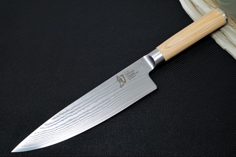 Shun Classic Blonde - 8" Chef's Knife - 69 Layered Damascus - Made in Seki City, Japan