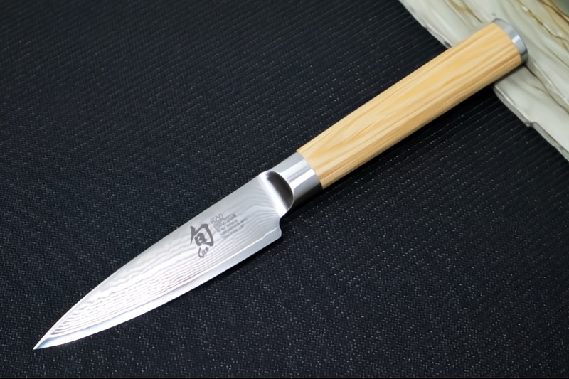 Shun Classic Blonde - 3.5" Paring Knife - 69 Layered Damascus - Made in Seki City, Japan