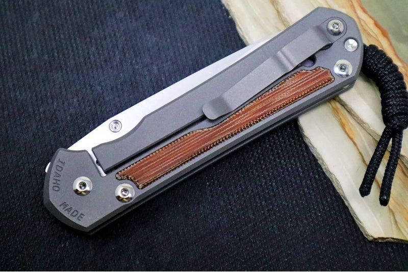 Chris Reeve Large Sebenza 31 - Insingo Blade / CPM-Magnacut Steel / Natural Micarta Inlay L31-1222