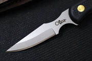 Knives of Alaska Trekker Pronghorn & Cub Fixed Blade Combo - Black Surgrip Handle / D2 Tool Steel / Clip Point Blade / Brown Leather Sheath 00197FG - Northwest Knives