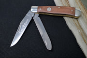 Boker Treebrand Trapper - Brown Canvas Micarta Handle / D2 Steel / Satin Finish 110889 - Northwest Knives