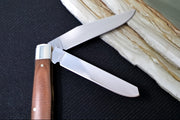 Boker Treebrand Trapper - Brown Canvas Micarta Handle / D2 Steel / Satin Finish 110889 - Northwest Knives