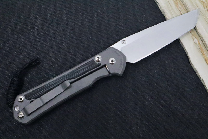 Chris Reeve Large Sebenza 31 - Tanto Blade / CPM-Magnacut Steel / Black Micarta Inlay L31-1228