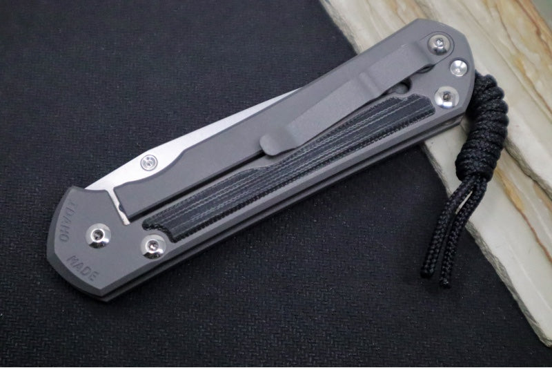 Chris Reeve Large Sebenza 31 - Tanto Blade / CPM-Magnacut Steel / Black Micarta Inlay L31-1228