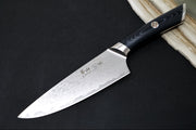 Cangshan Cutlery KURO Series 6" Chef's Knife - Forged X-7 Damascus - Ashwood Magnetic Sheath 504272 - Northwest Knives