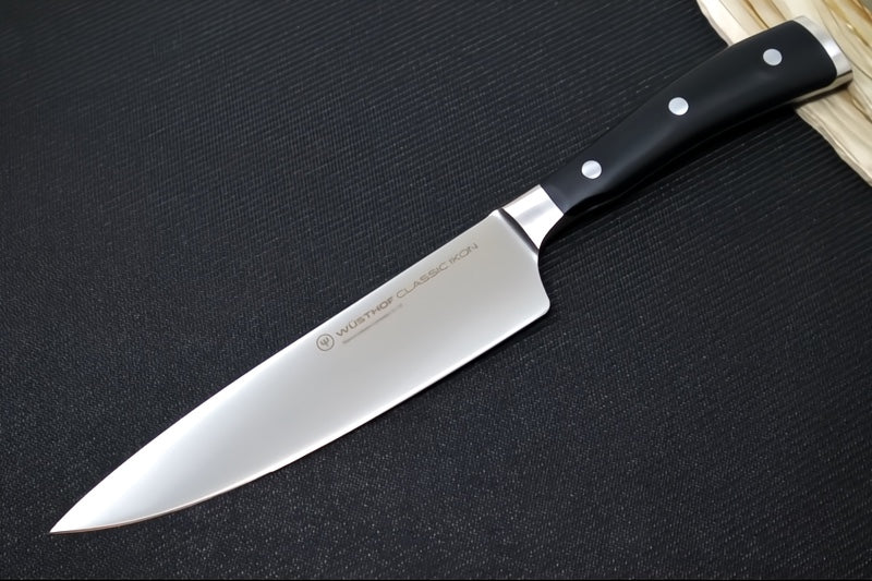 Wusthof Classic Ikon - 7" Chef's Knife - Fully forged German stainless steel (X50 CrMoV 15) - Made in Solingen, Germany