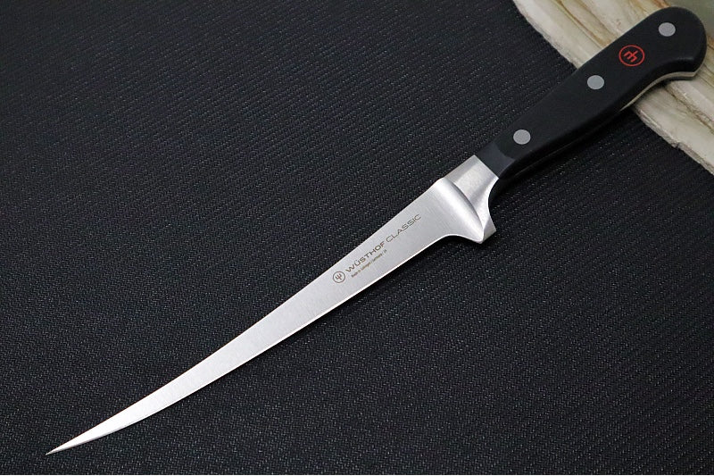 Wusthof Classic - 7" Fillet Knife - Fully forged German stainless steel (X50 CrMoV 15) - Made in Solingen, Germany - Northwest Knives