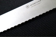 Wusthof Ikon - 9" Double Serrated Bread Knife - Fully forged German stainless steel (X50 CrMoV 15) - Made in Solingen, Germany - Northwest Knives