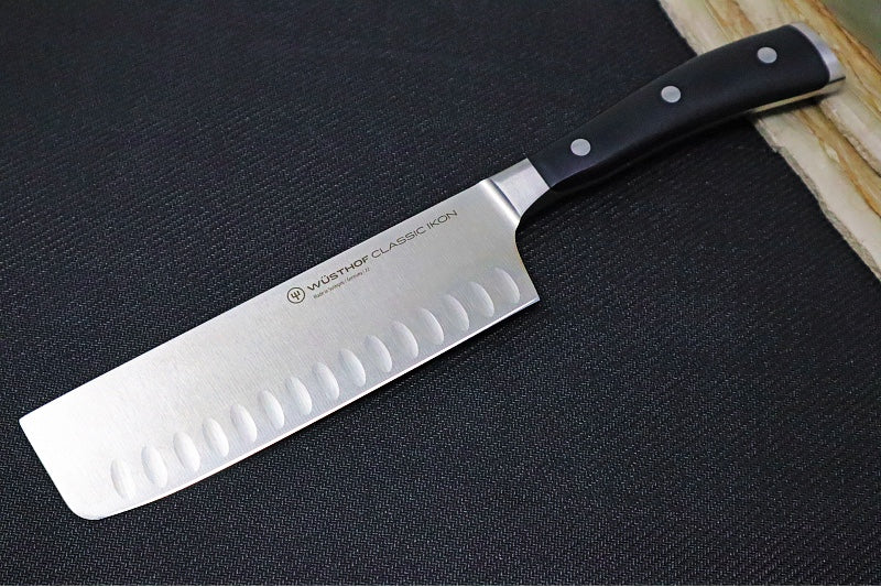 Wusthof Classic Ikon - 7" Nakiri Knife - Fully forged German stainless steel (X50 CrMoV 15) - Made in Solingen, Germany