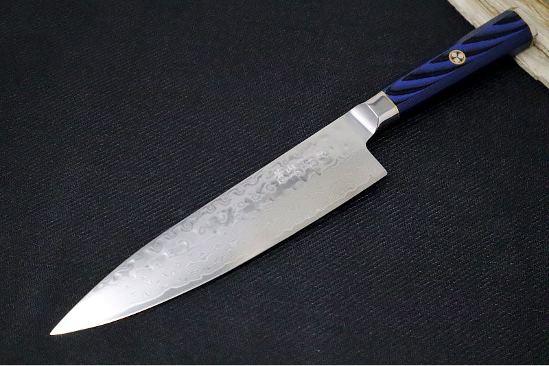 Cangshan Cutlery Kita Series 10" Chef - 67 Layered Forged X-7 Damascus - Magnetic Wood Saya Sheath - Northwest Knives