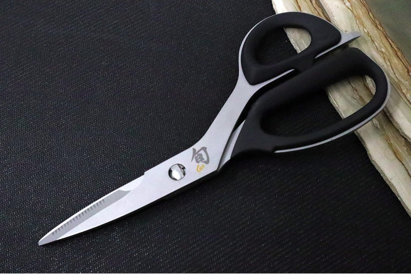 Shun Cutlery - Kitchen Multi-Purpose Shear Set (2pc) - Stainless Steel Cooking Scissors - Made in Japan