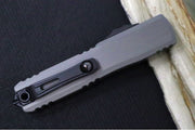 Microtech Ultratech ZBP (Zero Blade Play) OTF - Black Finish / Tanto Blade / Natural Clear Anodized Aluminum Handle 1123-1NC - Northwest Knives