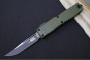 Microtech Ultratech ZBP (Zero Blade Play) OTF - Black Finish / Single Edge / OD Green Anodized Aluminum Handle 1121-1OD - Northwest Knives