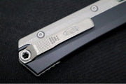 Microtech Glykon OTF - Bayonet Blade / Apocalyptic Finish / Nickel Boron Internals / Aluminum & Titanium Handle Scales 184-10AP - Northwest Knives