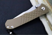 Chris Reeve Umnumzaan Exclusive - Tanto Blade / CPM-Magnacut Steel / Flat Dark Earth Cerakote Handle / Black Knotted Lanyard with Bead UMN-1610 - Northwest Knives