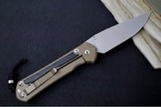 Chris Reeve Knives Large Sebenza 31 NWK Exclusive - Drop Point Blade / CPM-Magnacut Steel / Flat Dark Earth Cerakote Handle with Black Micarta / Black Lanyard with Silver Bead L31-1816 - Northwest Knives