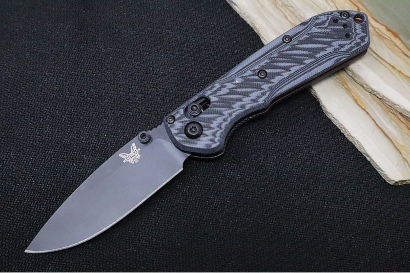 Benchmade 565BK-02 Mini Freek - CPM-M4 / Cerakote Finish / Multicolor G-10 Handle - Northwest Knives