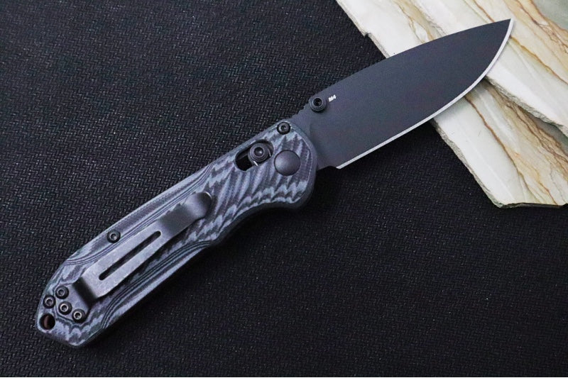 Benchmade 565BK-02 Mini Freek - CPM-M4 / Cerakote Finish / Multicolor G-10 Handle