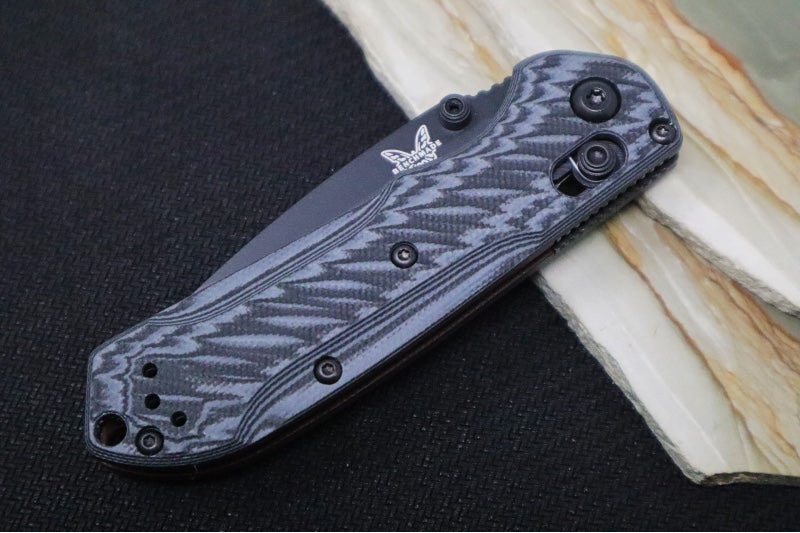 Benchmade 565BK-02 Mini Freek - CPM-M4 / Cerakote Finish / Multicolor G-10 Handle