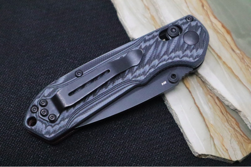 Benchmade 565BK-02 Mini Freek - CPM-M4 / Cerakote Finish / Multicolor G-10 Handle