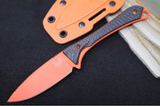 Benchmade 15201OR Altitude - Carbon Fiber Handle Scales / CPM-S90V Steel / Orange Cerakote Finish - Northwest Knives